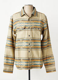 Veste casual fermeture boutonnée sur le devant beige IRON AND RESIN homme