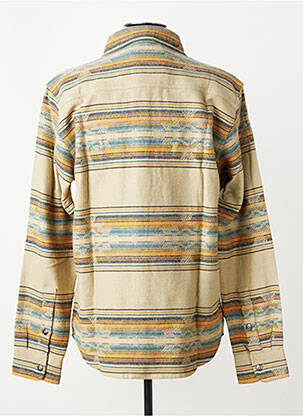 Veste casual fermeture boutonnée sur le devant beige IRON AND RESIN homme