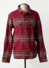 Chemise manches longues poches rouge IRON AND RESIN homme