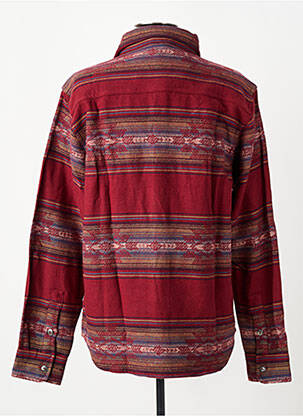 Chemise manches longues poches rouge IRON AND RESIN homme