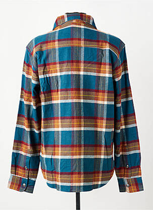 Chemise manches longues poches bleu IRON AND RESIN homme
