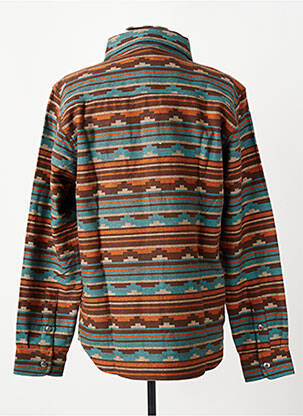 Chemise manches longues poches marron IRON AND RESIN homme