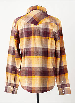 Chemise manches longues coupe droite orange IRON AND RESIN homme