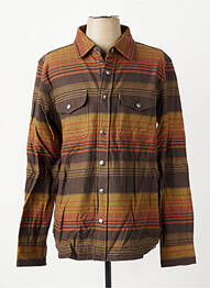 Veste casual fermeture boutonnée sur le devant marron IRON AND RESIN homme