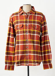 Chemise manches longues poches orange IRON AND RESIN homme