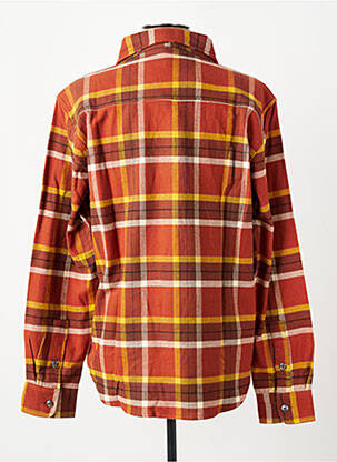 Chemise manches longues poches orange IRON AND RESIN homme