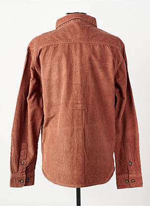 Chemise manches longues poches marron IRON AND RESIN homme