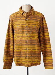 Chemise manches longues poches jaune IRON AND RESIN homme