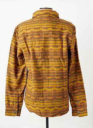 Chemise manches longues poches jaune IRON AND RESIN homme