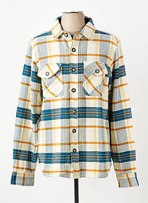 Chemise manches longues poignets boutonnés blanc IRON AND RESIN homme