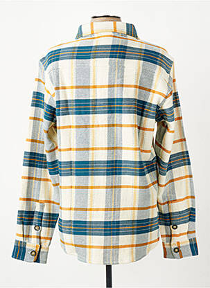 Chemise manches longues poignets boutonnés blanc IRON AND RESIN homme