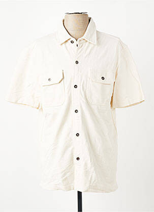 Chemise manches courtes coupe cintrée blanc IRON AND RESIN homme