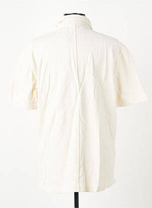 Chemise manches courtes coupe cintrée blanc IRON AND RESIN homme