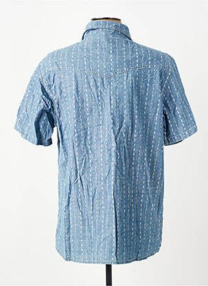 Chemise manches courtes imprimé fantaisie bleu IRON AND RESIN homme