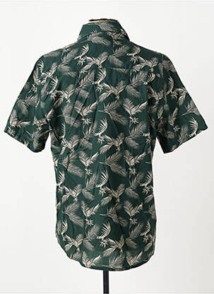 Chemise manches courtes imprimé tie and dye vert IRON AND RESIN homme