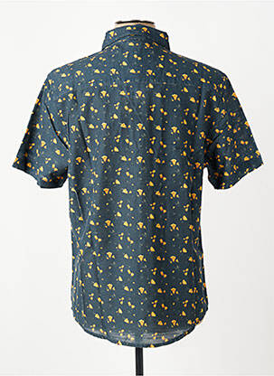 Chemise manches courtes imprimé fantaisie bleu IRON AND RESIN homme