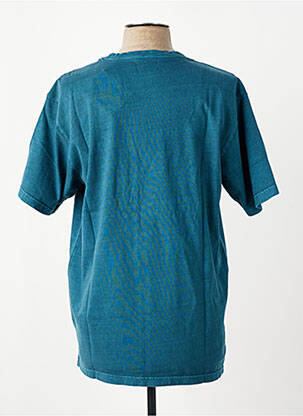 T-shirt bio manches courtes bleu IRON AND RESIN homme