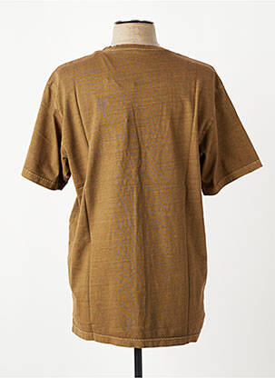 T-shirt coupe cintrée manches courtes marron IRON AND RESIN homme