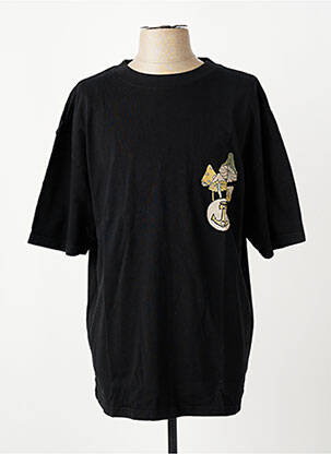 T-shirt stretch manches courtes noir IRON AND RESIN homme