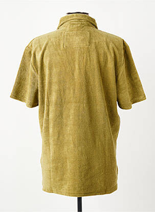 Polo tissage jersey manches courtes vert IRON AND RESIN homme
