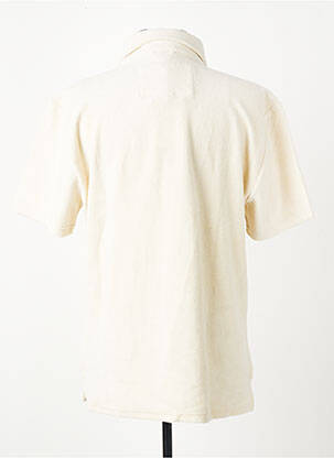 Polo tissage jersey manches courtes beige IRON AND RESIN homme