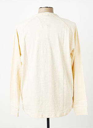 T-shirt col tunisien manches longues beige IRON AND RESIN homme