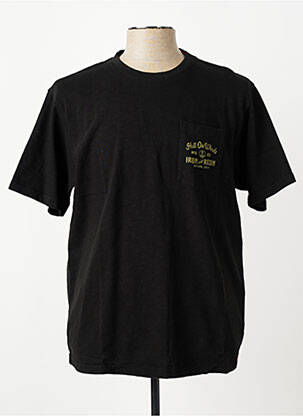T-shirt coupe cintrée manches courtes noir IRON AND RESIN homme