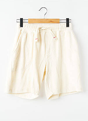 Bermuda taille élastique taille normale beige IRON AND RESIN homme