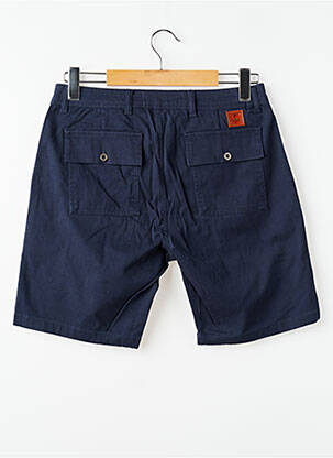 Bermuda taille à pinces taille normale bleu IRON AND RESIN homme