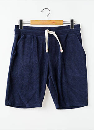 Bermuda taille élastique taille normale bleu IRON AND RESIN homme