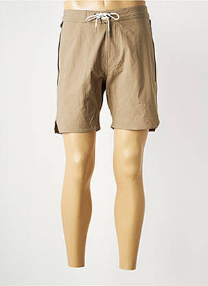 Short fermeture liens à nouer taille normale marron IRON AND RESIN homme