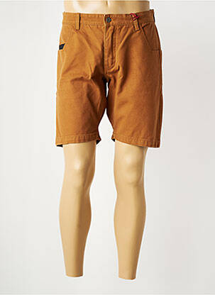 Bermuda tissage denim taille normale orange IRON AND RESIN homme