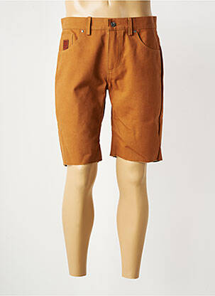 Bermuda tissage denim taille normale jaune IRON AND RESIN homme