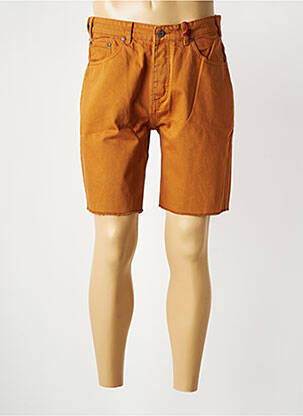 Bermuda tissage denim taille normale jaune IRON AND RESIN homme