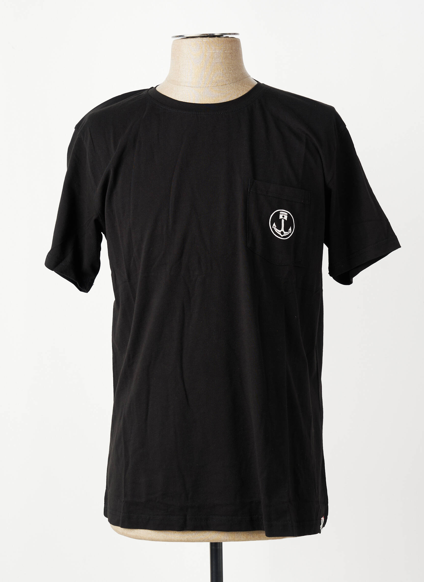 T-shirt coupe cintrée manches courtes noir IRON AND RESIN homme