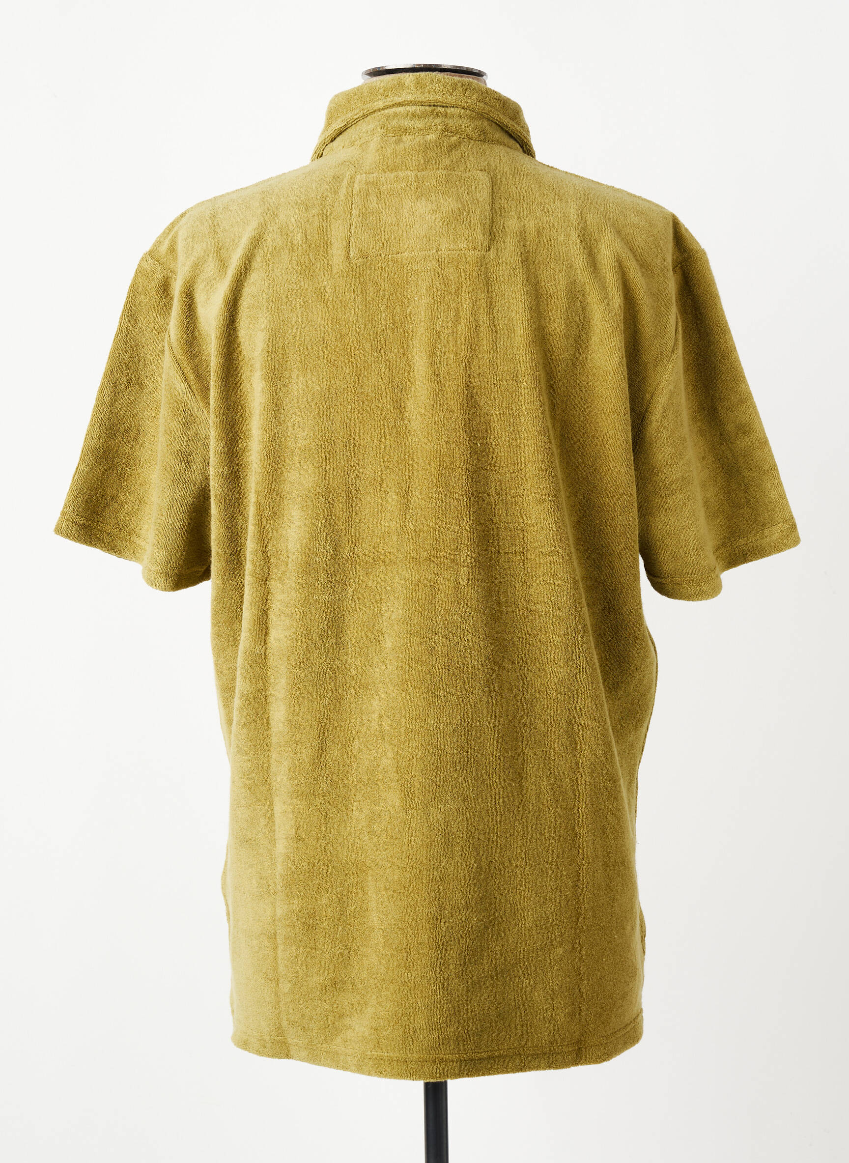 Polo tissage jersey manches courtes vert IRON AND RESIN homme