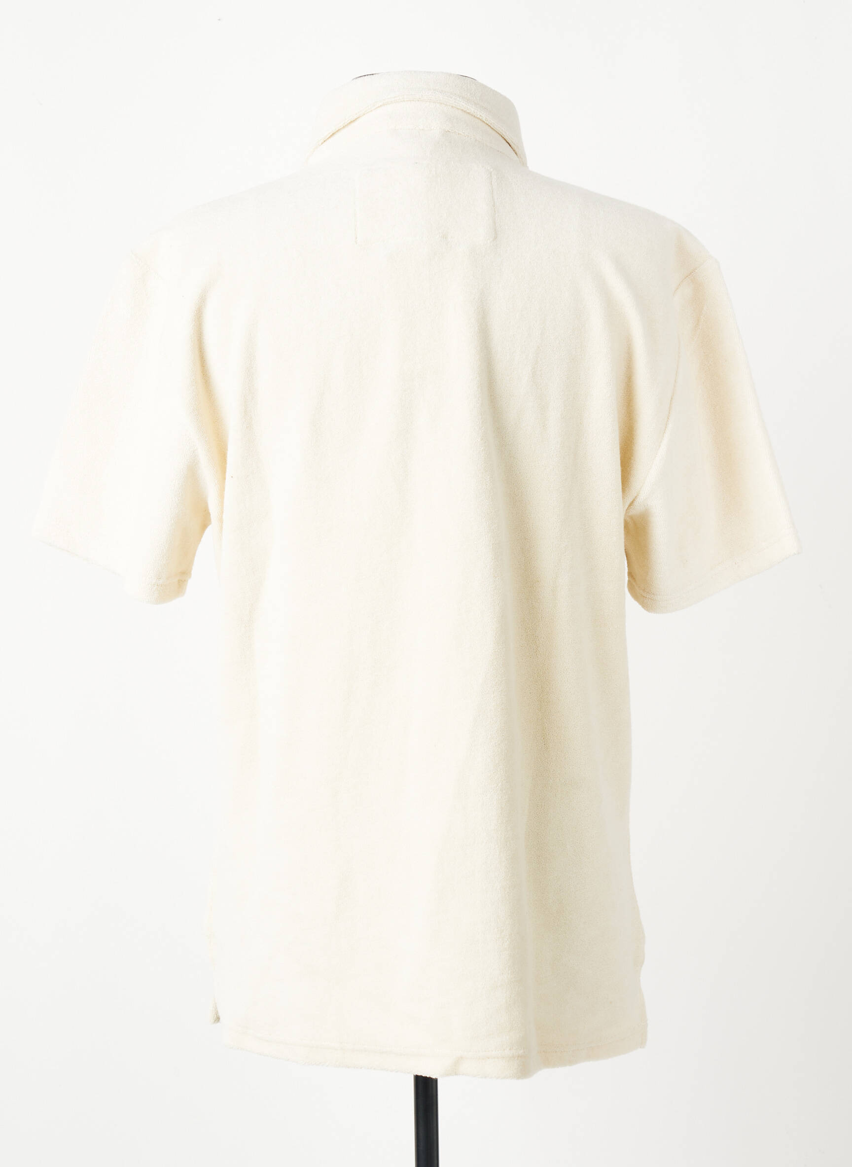 Polo tissage jersey manches courtes beige IRON AND RESIN homme