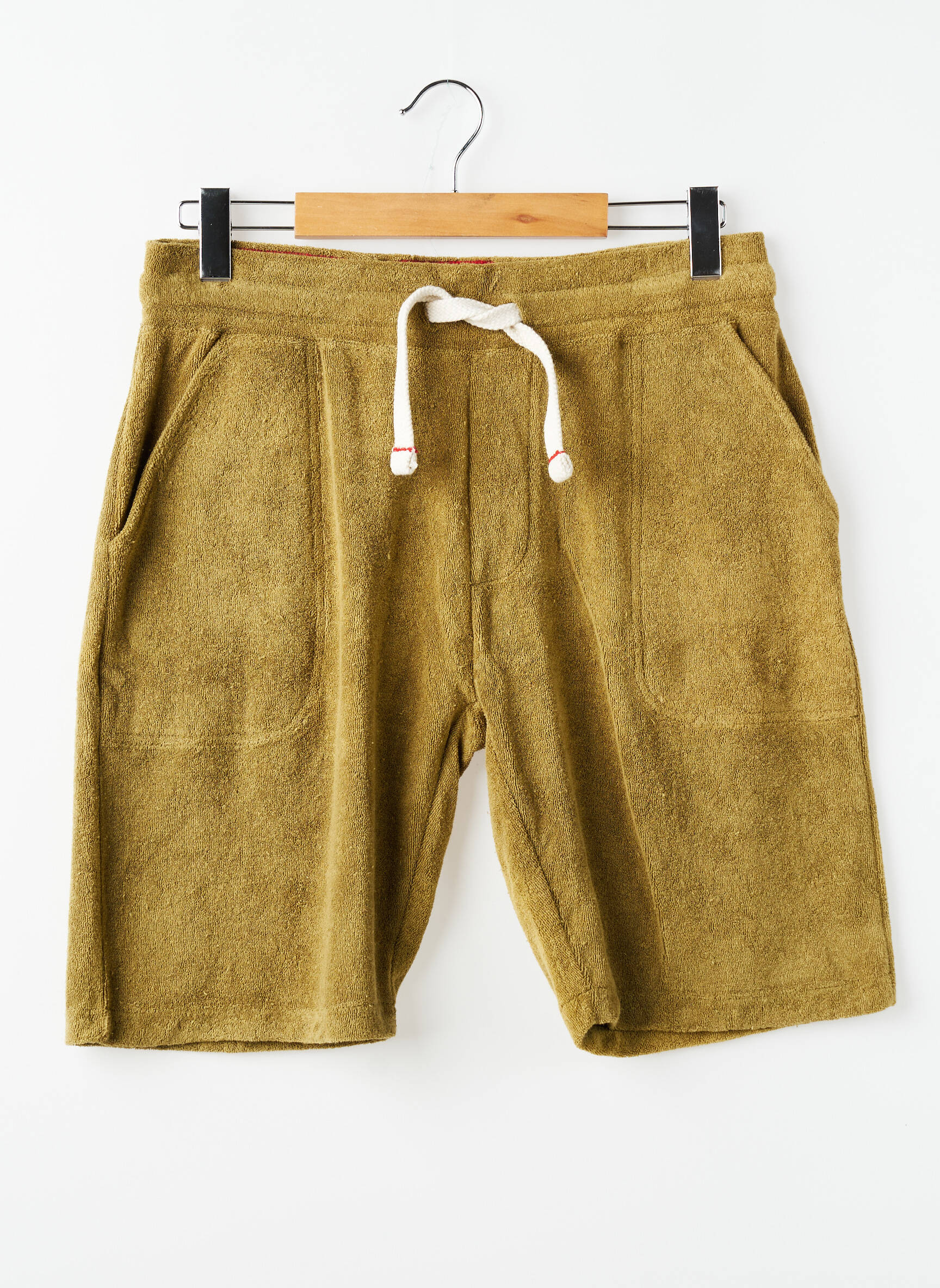 Bermuda taille élastique taille normale vert IRON AND RESIN homme