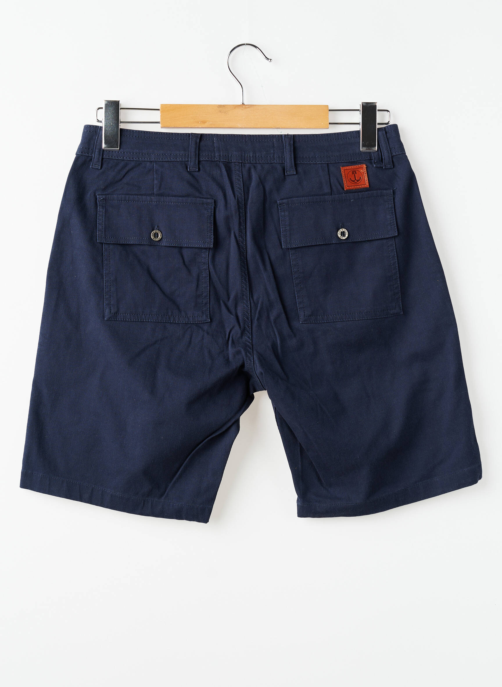 Bermuda taille à pinces taille normale bleu IRON AND RESIN homme
