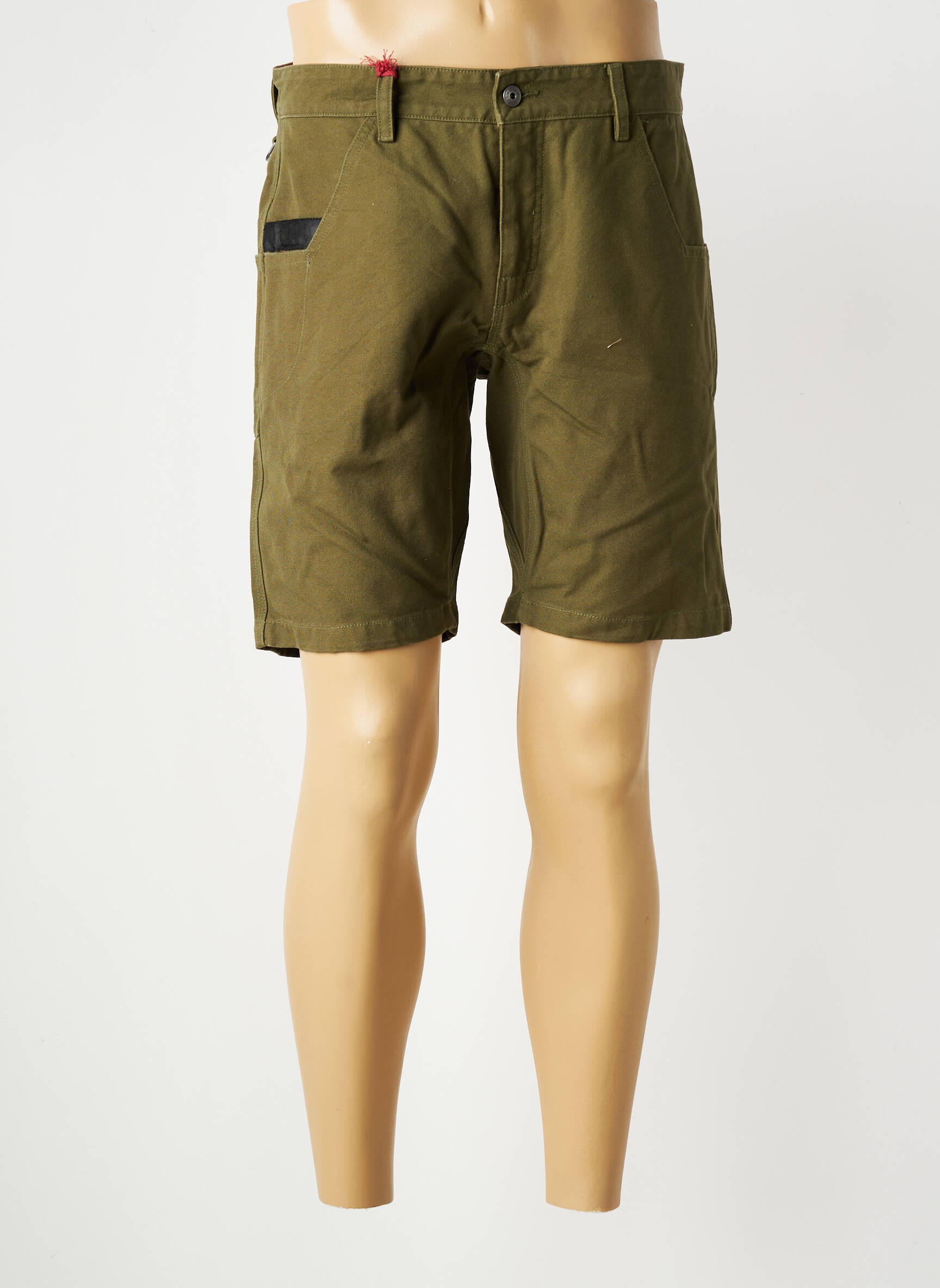 Bermuda tissage denim taille normale vert IRON AND RESIN homme
