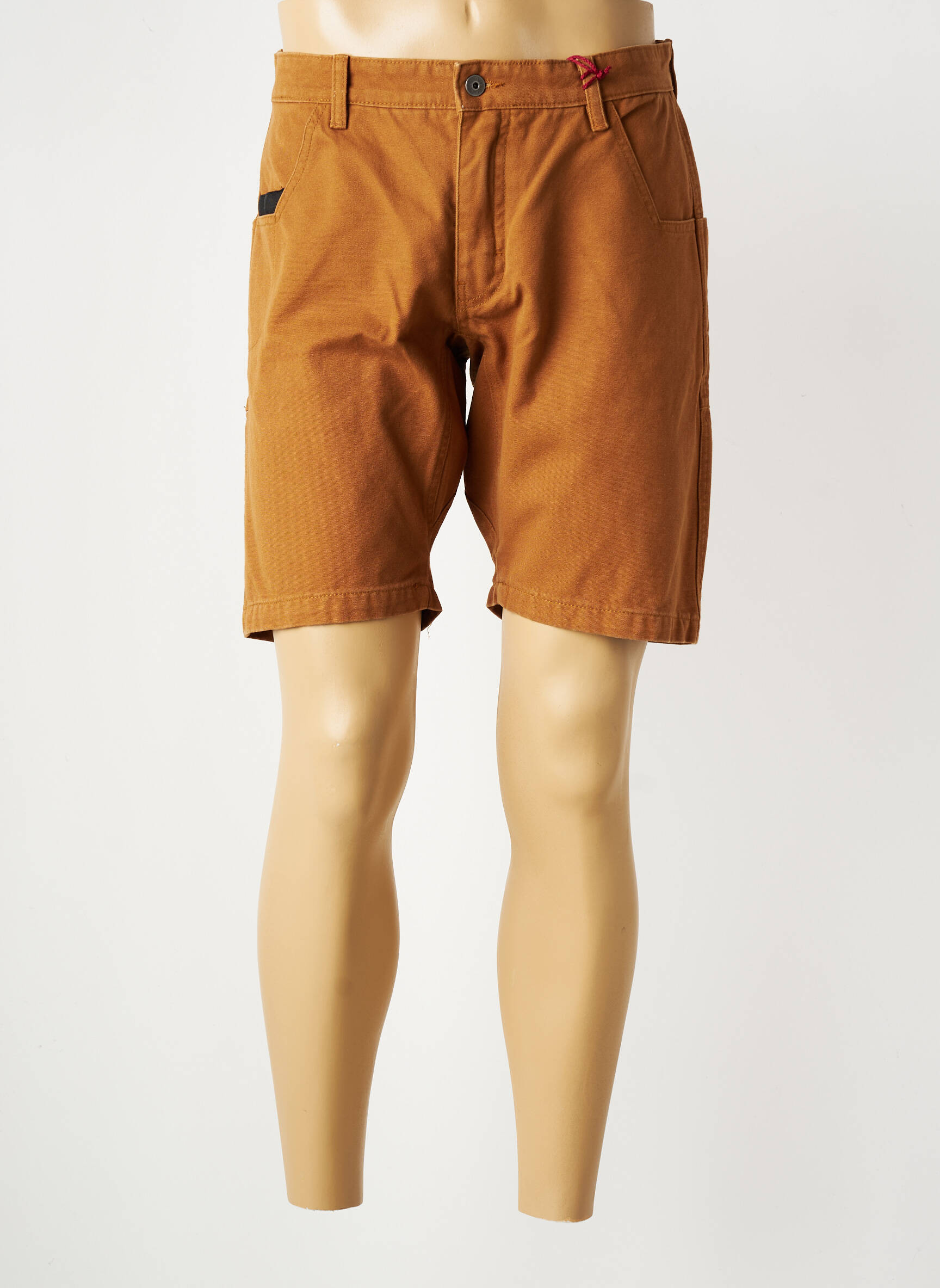 Bermuda tissage denim taille normale orange IRON AND RESIN homme