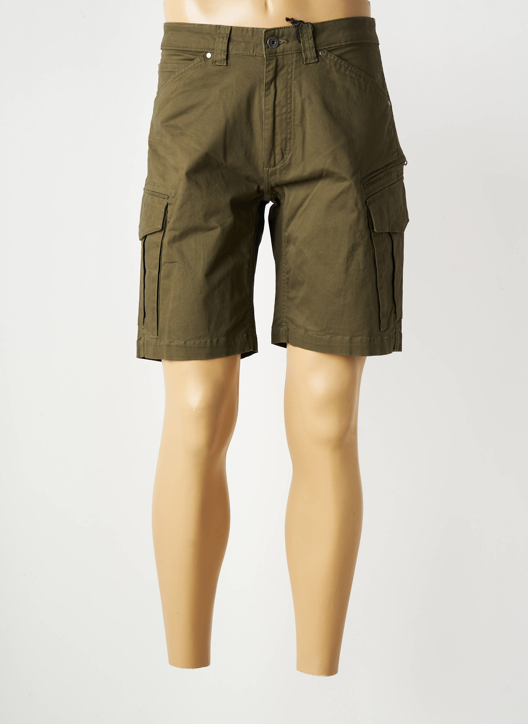 Bermuda multipoches taille normale vert DAYTONA homme
