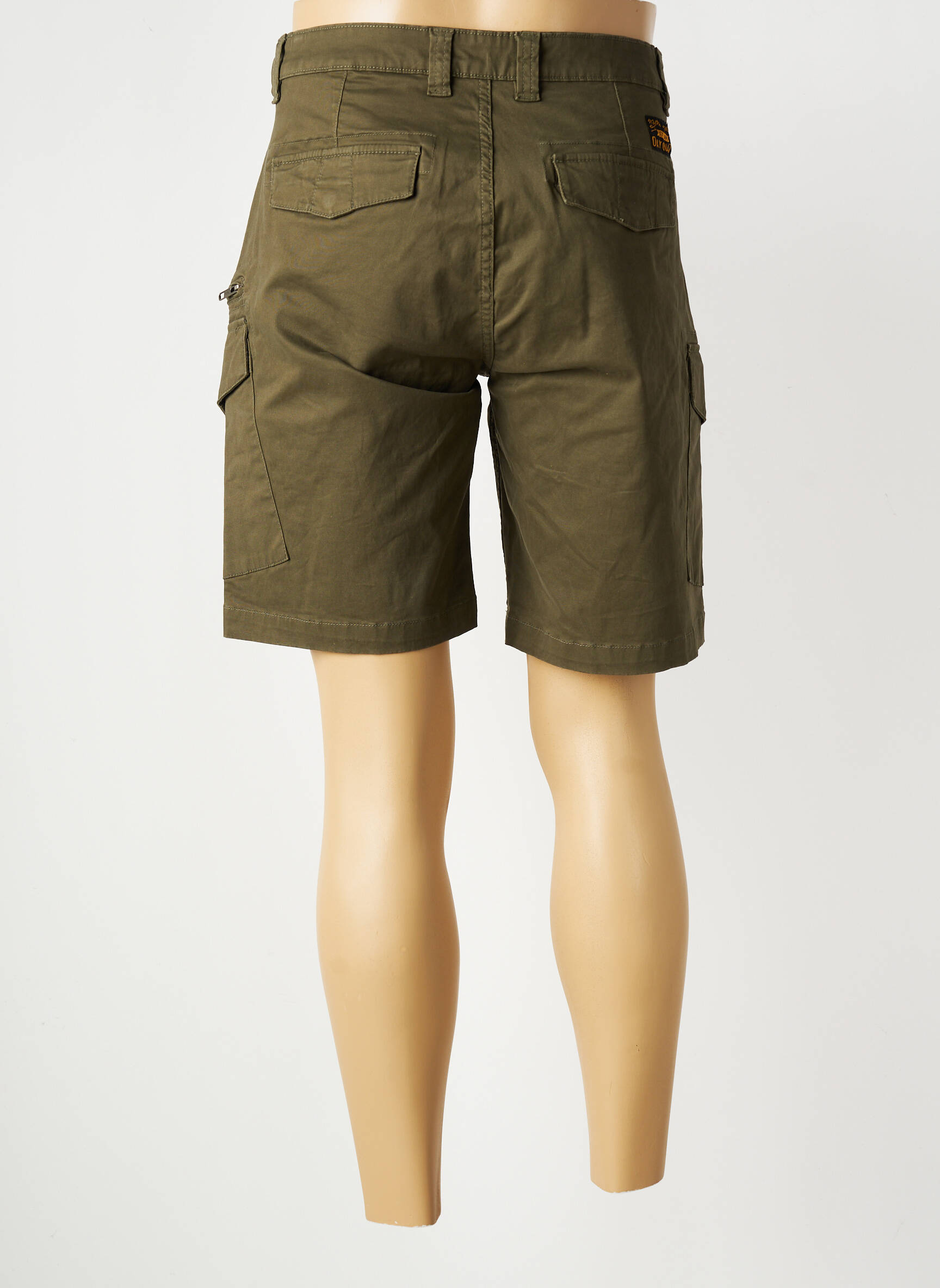 Bermuda multipoches taille normale vert DAYTONA homme