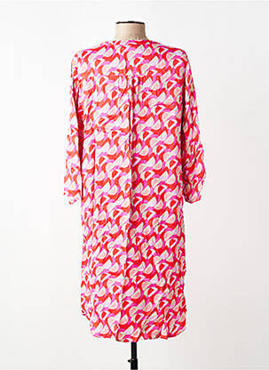 Robe courte coupe fluide manches 3/4 rouge BETTY BARCLAY femme