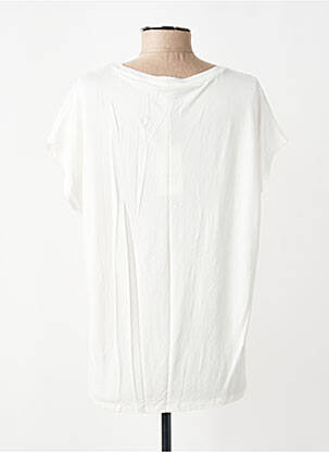 T-shirt imprimé fantaisie manches courtes blanc GARCIA femme