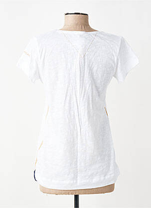 T-shirt col v manches courtes blanc LA MARINIÈRE FRANÇAISE femme