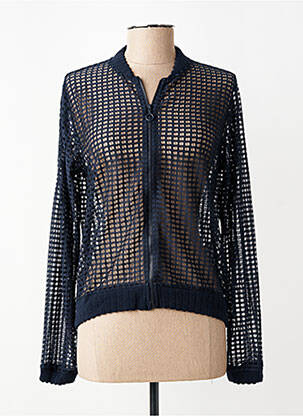Veste casual fermeture zippée sur le devant bleu BETTY BARCLAY femme