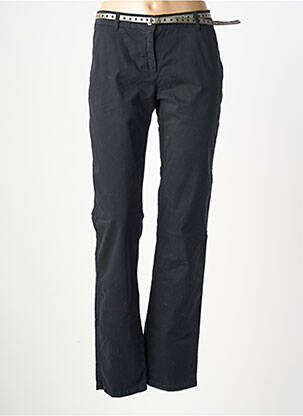 Pantalon droit stretch taille normale noir VOODOO femme