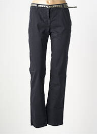 Pantalon droit stretch taille normale noir VOODOO femme