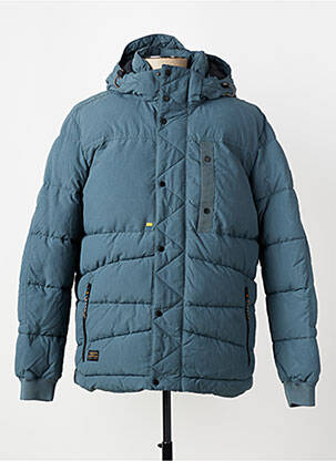 Doudoune poches a capuche bleu CAMEL ACTIVE homme